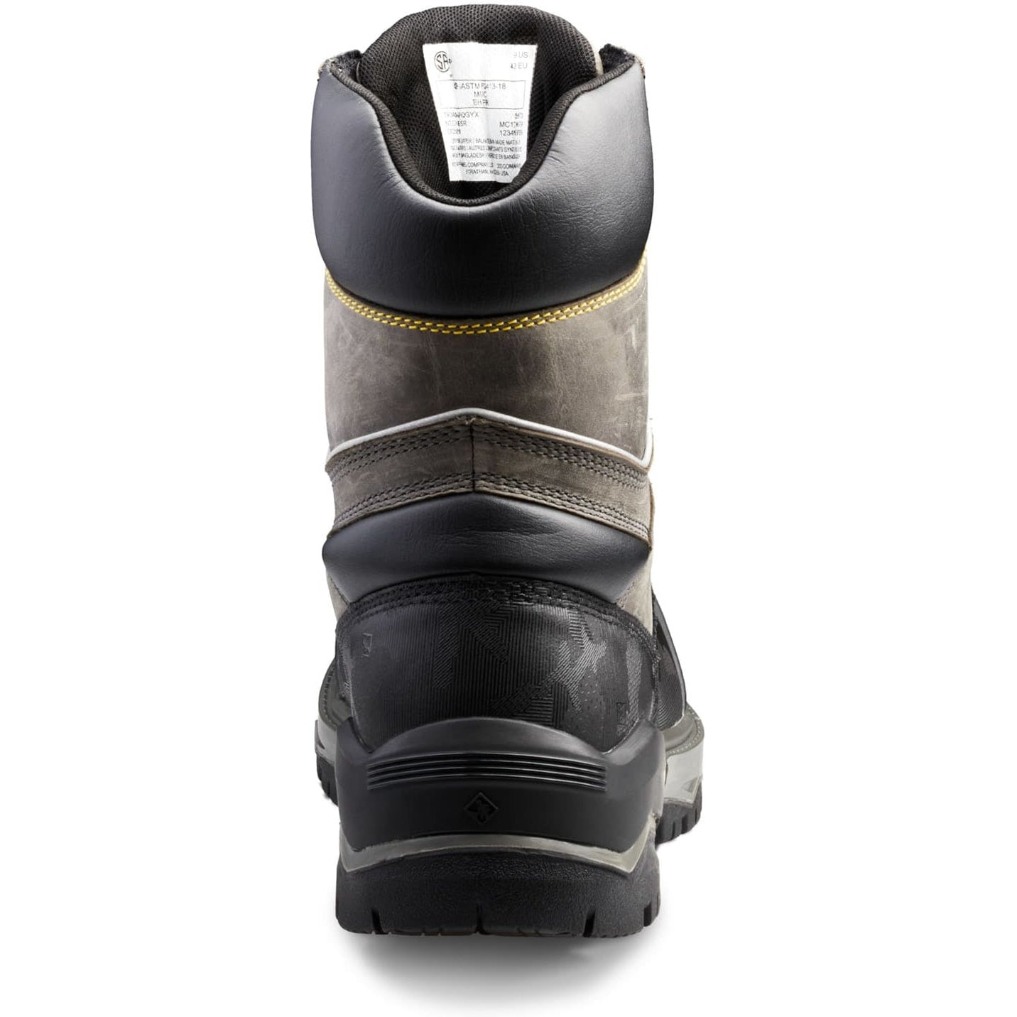 Terra Men's Gantry 8" Composite Toe Waterproof Safety Work Boot -Gray- 4NRQGY - Overlook Boots