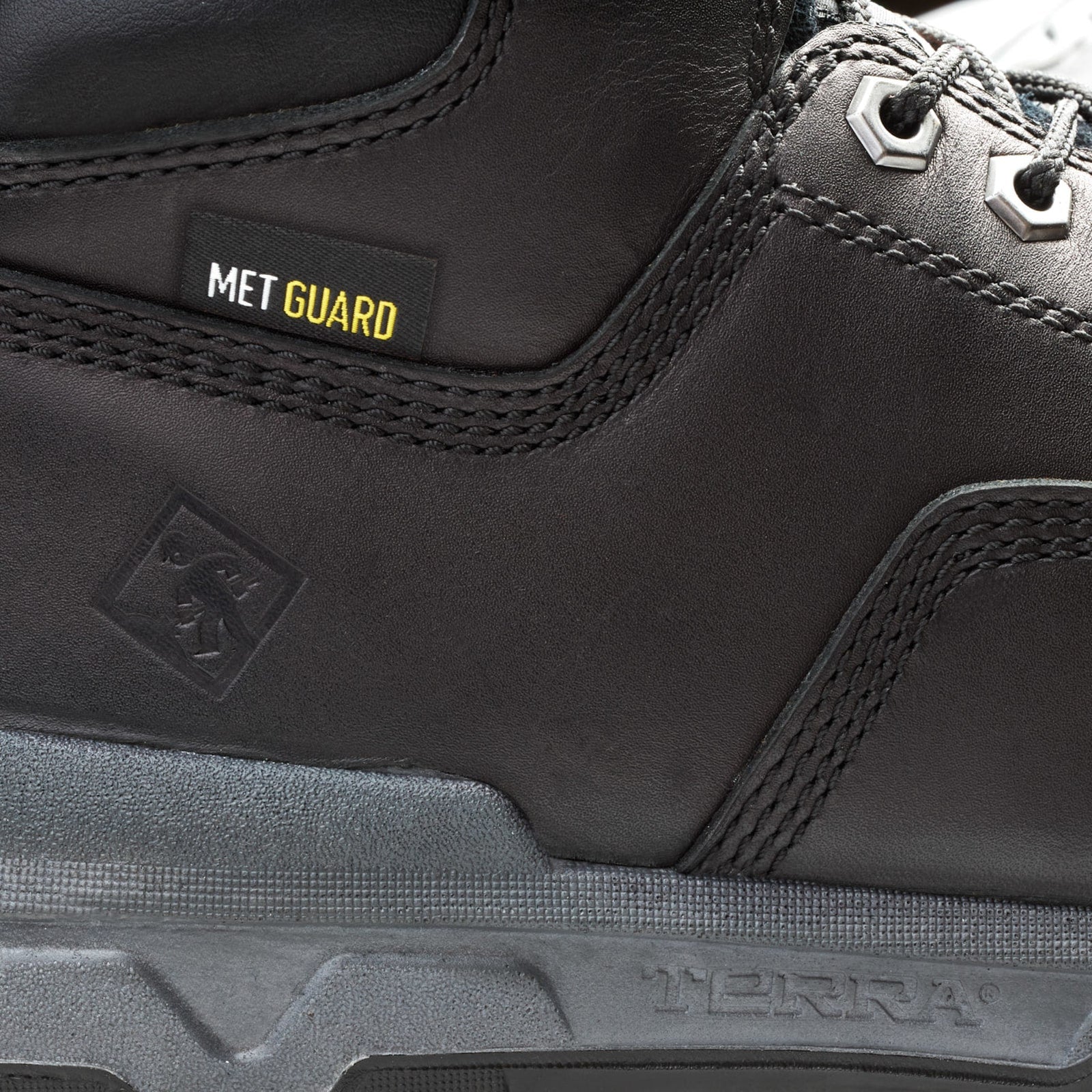 Terra Men's Sentry 2020 6" Composite Toe Waterproof Safety Work Boot -Black- 4NRWBK - Overlook Boots