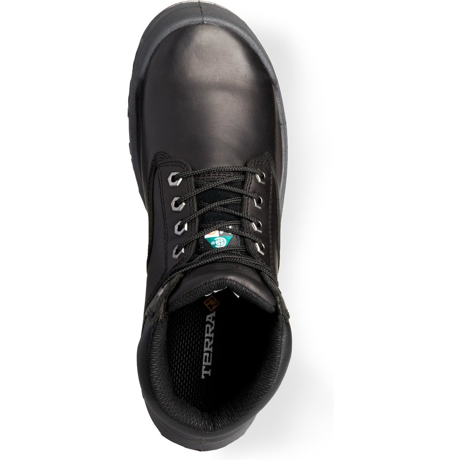 Terra Men's Sentry 2020 6" Composite Toe Waterproof Safety Work Boot -Black- 4NRWBK - Overlook Boots