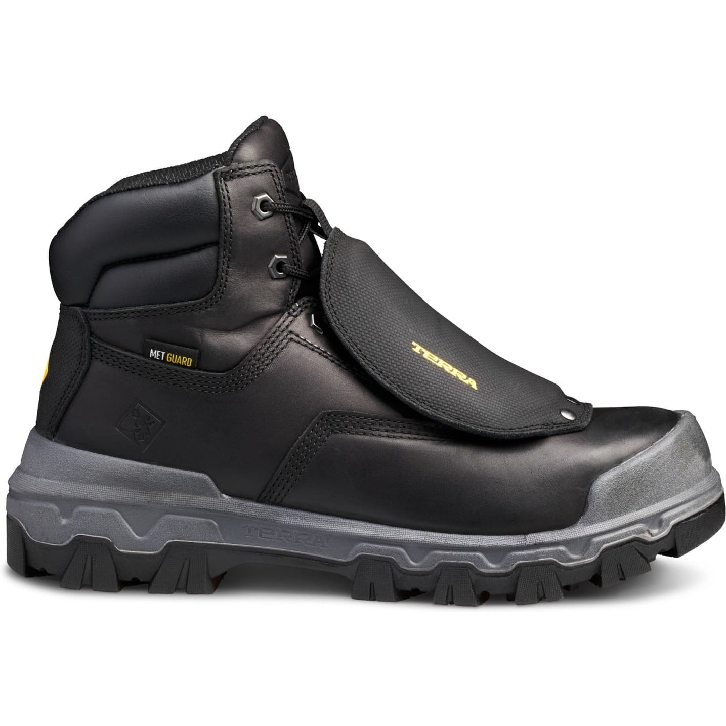 Terra Men's Sentry 2020 6" Composite Toe Waterproof Safety Work Boot -Black- 4NRXBK - Overlook Boots