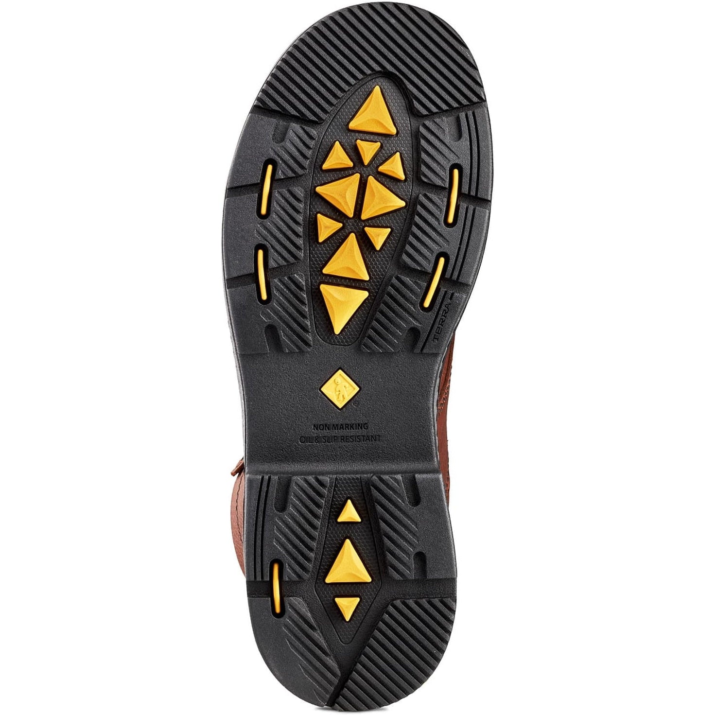 Terra Men's Patton 8" Alloy Toe Waterproof Safety Work Boot -Brown- 4NS5BN - Overlook Boots