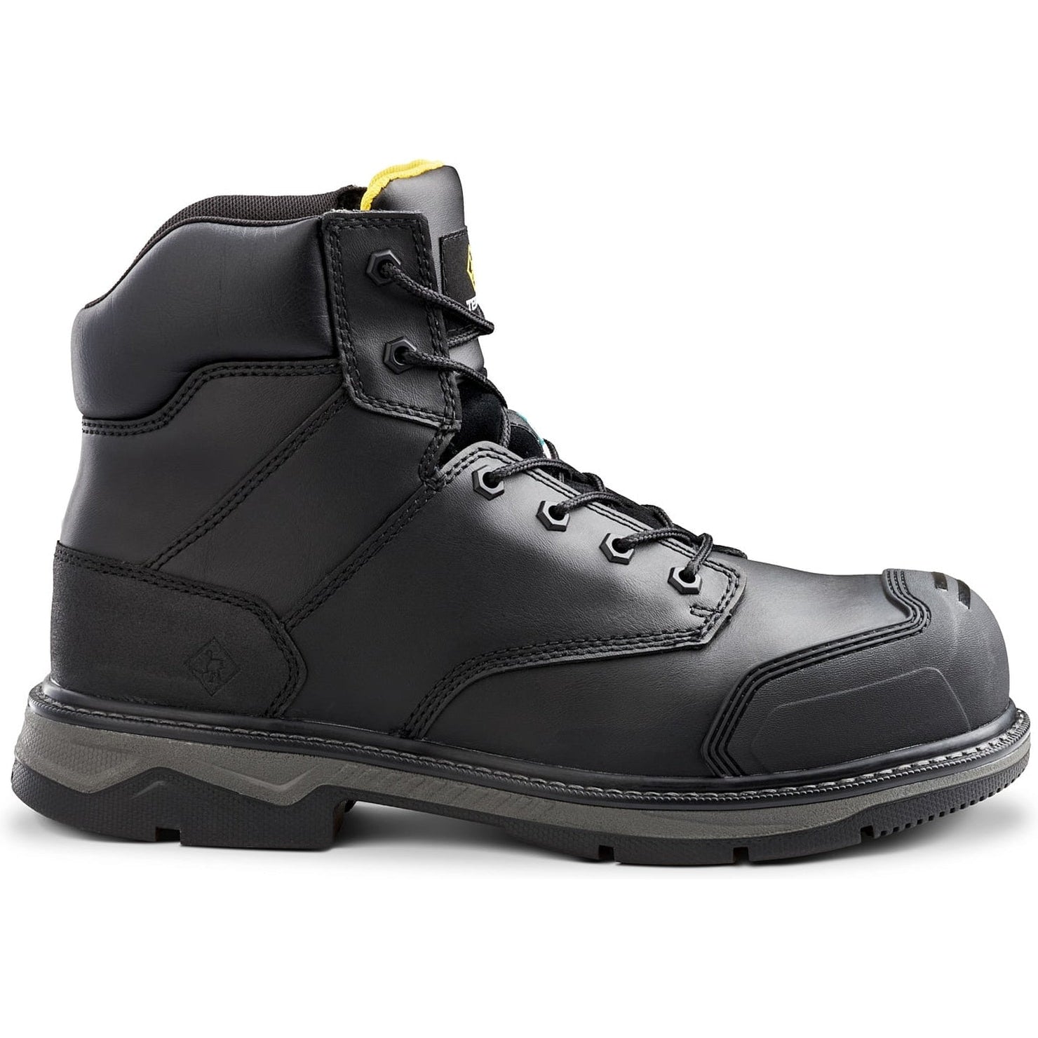 Terra Men's Patton 6" Alloy Toe Waterproof Safety Work Boot -Black- 4NS6BK - Overlook Boots