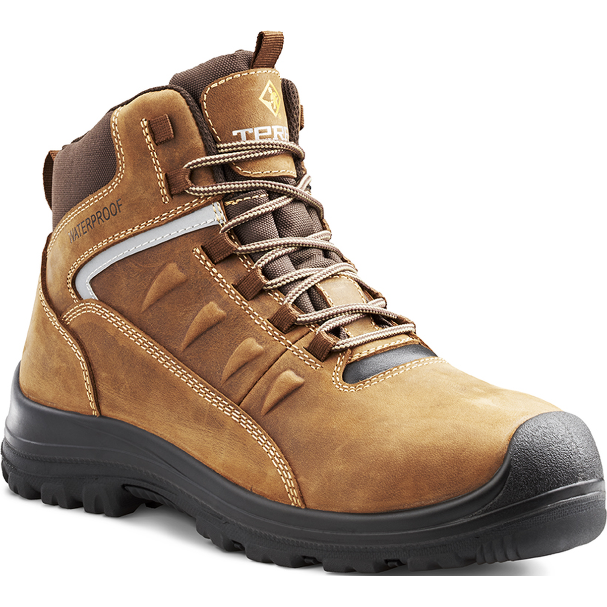 Terra Men's Findlay 6" Soft Toe WP Work Boot -Brown- 4NS7BN 7 / Medium / Brown - Overlook Boots