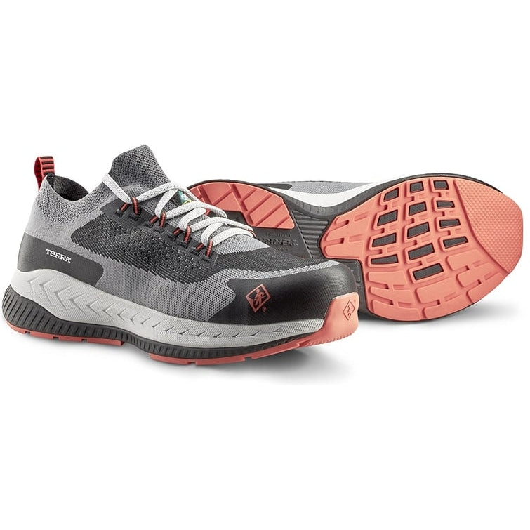 Terra Men's Eclipse Composite Toe Slip Resistant Athletic Work Shoe -Black- 4T8MBR - Overlook Boots