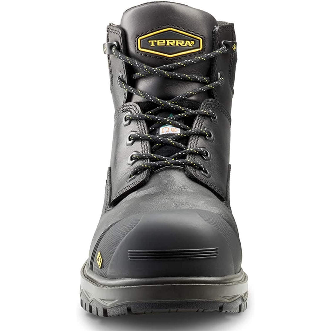 Terra Men's Gantry 6" Nano Composite Toe Waterproof Work Boot -Black- 4T8VBK - Overlook Boots