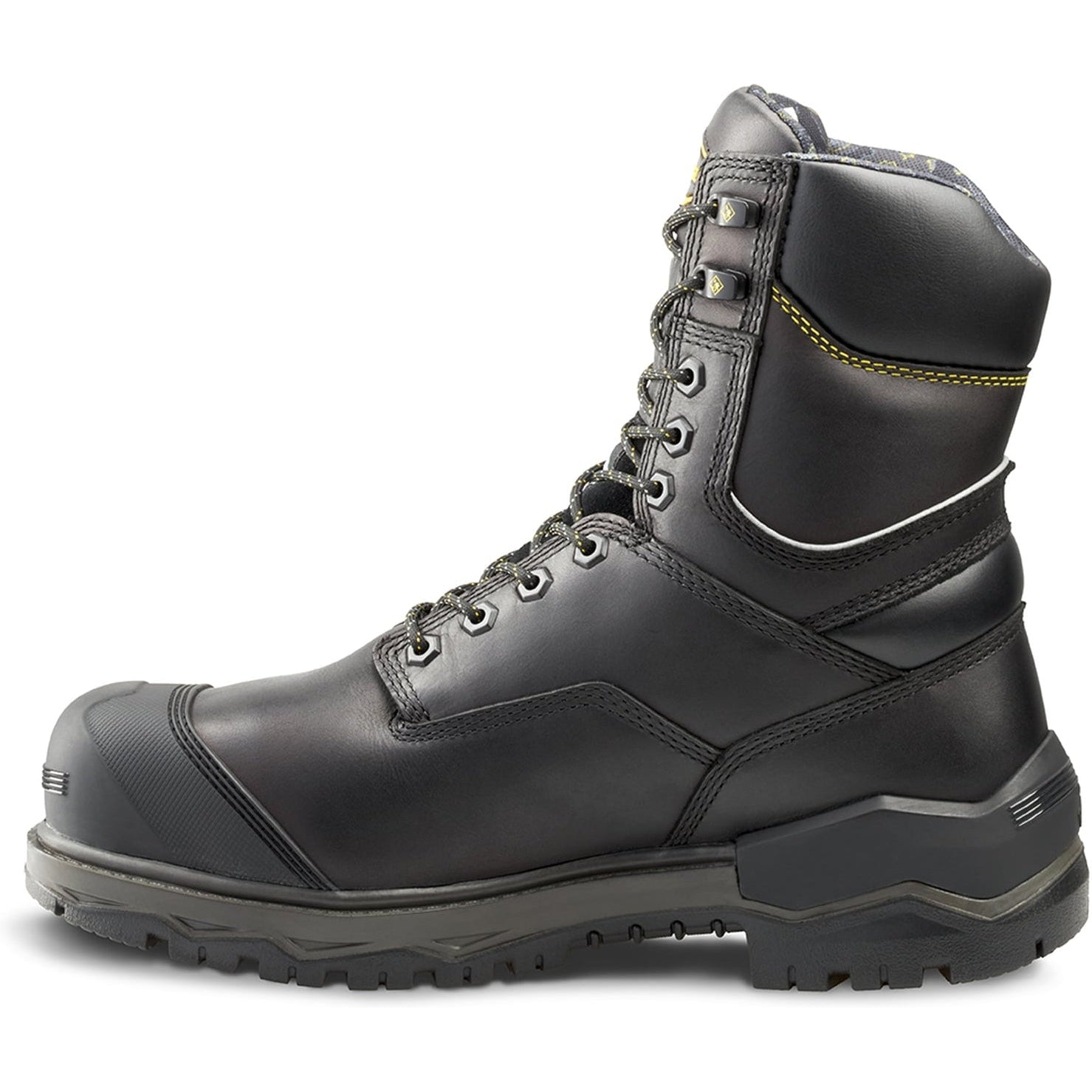 Terra Men's Gantry LXI 8" Nano Composite Toe Waterproof Work Boot -Black- 4TAXBK - Overlook Boots
