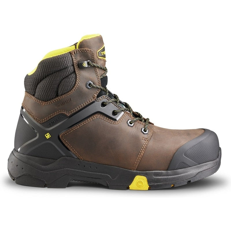 Terra Men's Carbine 6" Composite Toe Waterproof Safety Work Boot -Brown- 8395BN - Overlook Boots