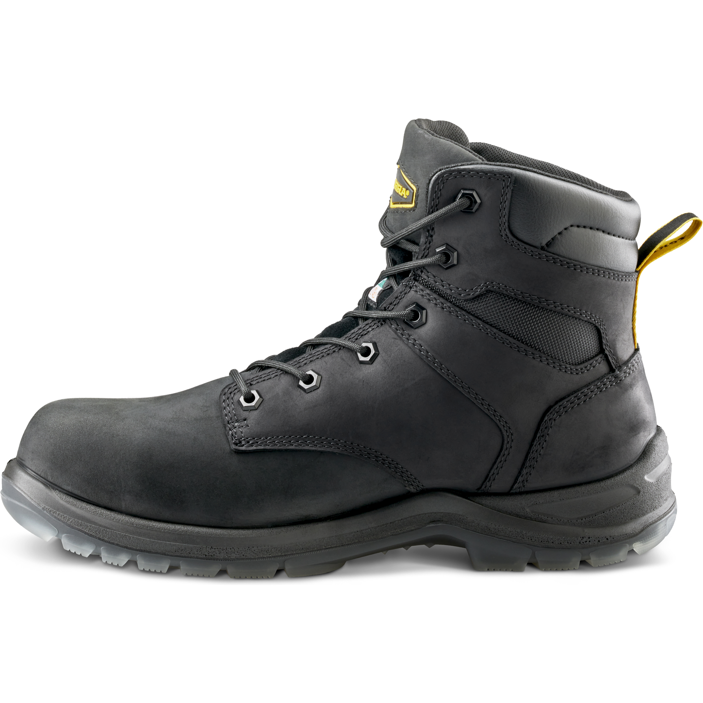 Terra Men's Byrne 6" Composite Toe Waterproof Safety Work Boot- Black- 839BBK - Overlook Boots