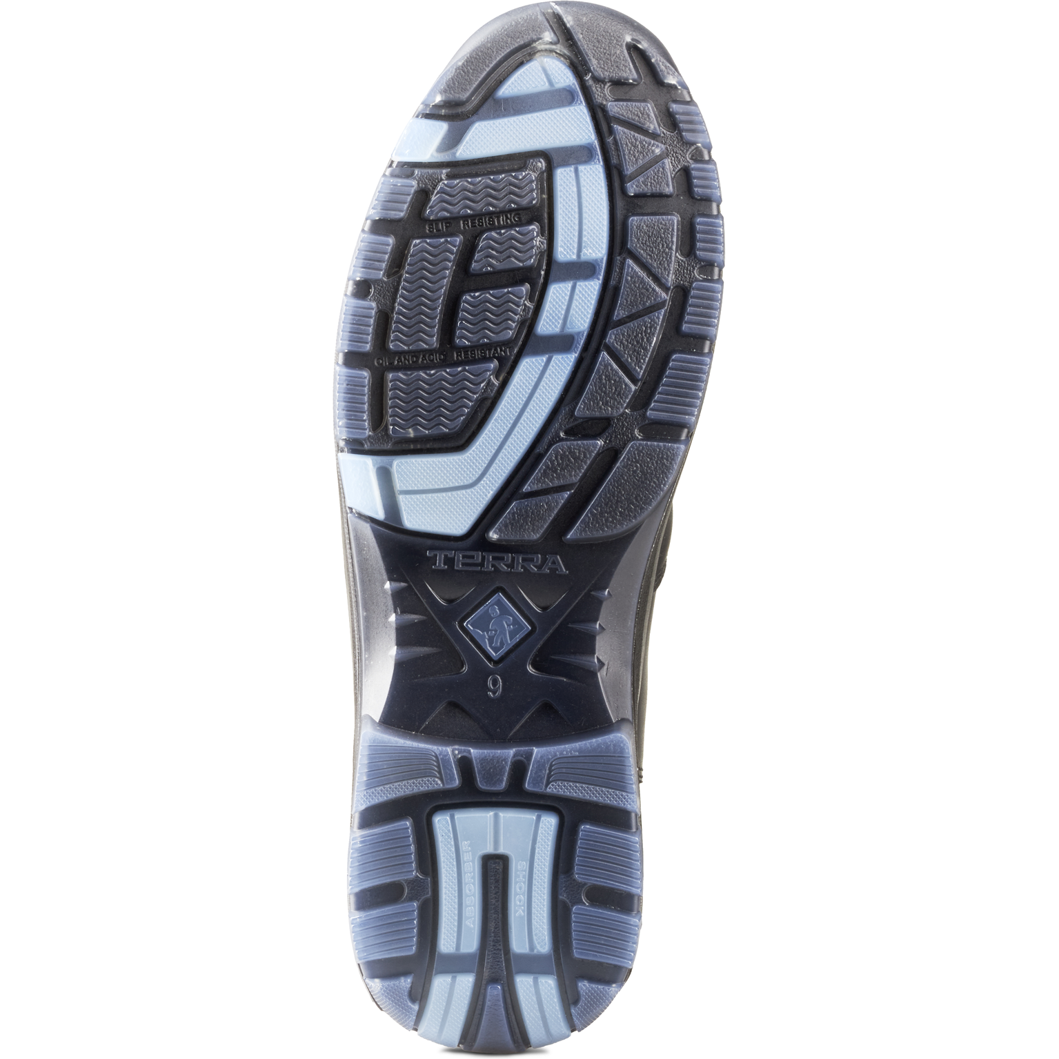 Terra Men's Byrne 6" Composite Toe Waterproof Safety Work Boot- Black- 839BBK - Overlook Boots