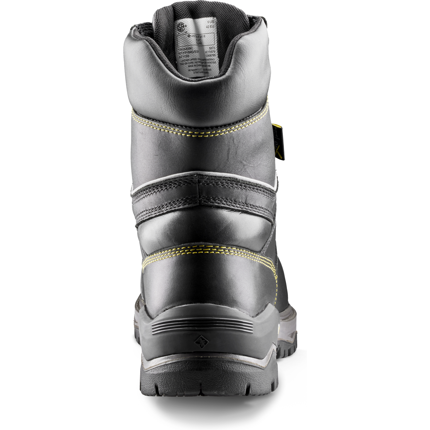 Terra Men's Gantry 8" Composite Toe Waterproof Met Guard Safety Work Boot- Black- 839CBK - Overlook Boots