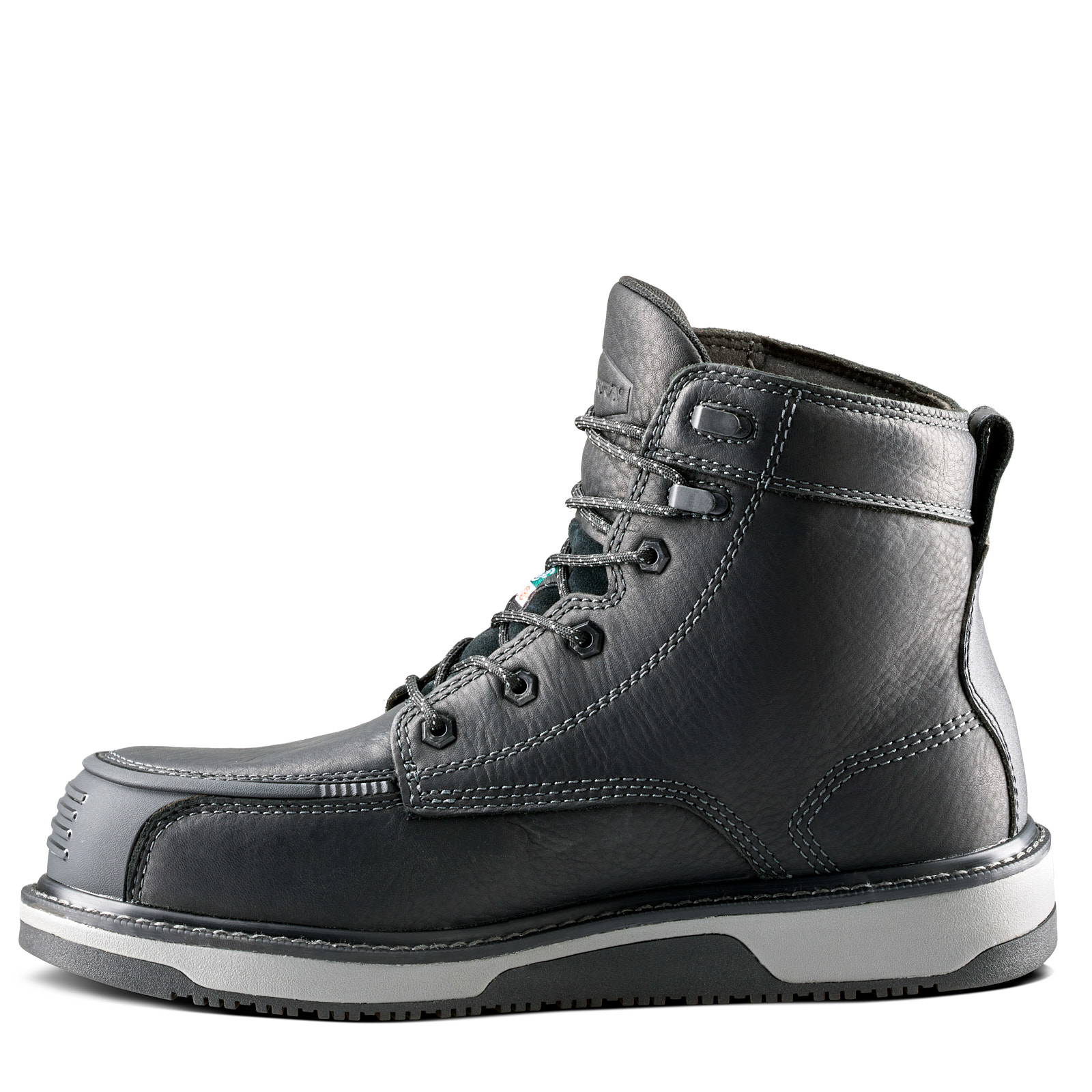 Terra Men's Ironstone 6" Composite Toe Waterproof Safety Work Boot- Black- 839GBK - Overlook Boots
