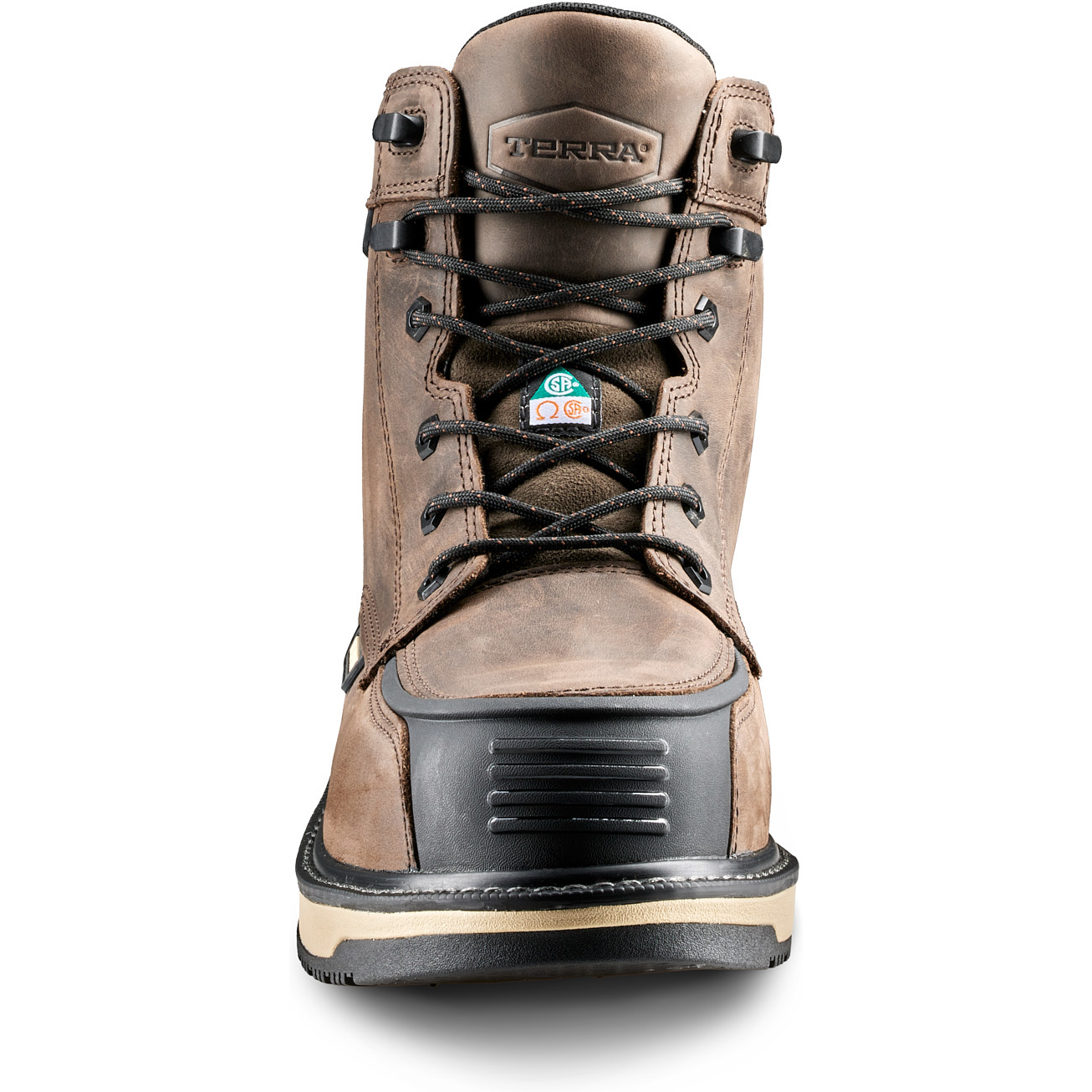 Terra Men's Ironstone 6" Composite Toe Waterproof Safety Work Boot- Brown- 839GDB - Overlook Boots