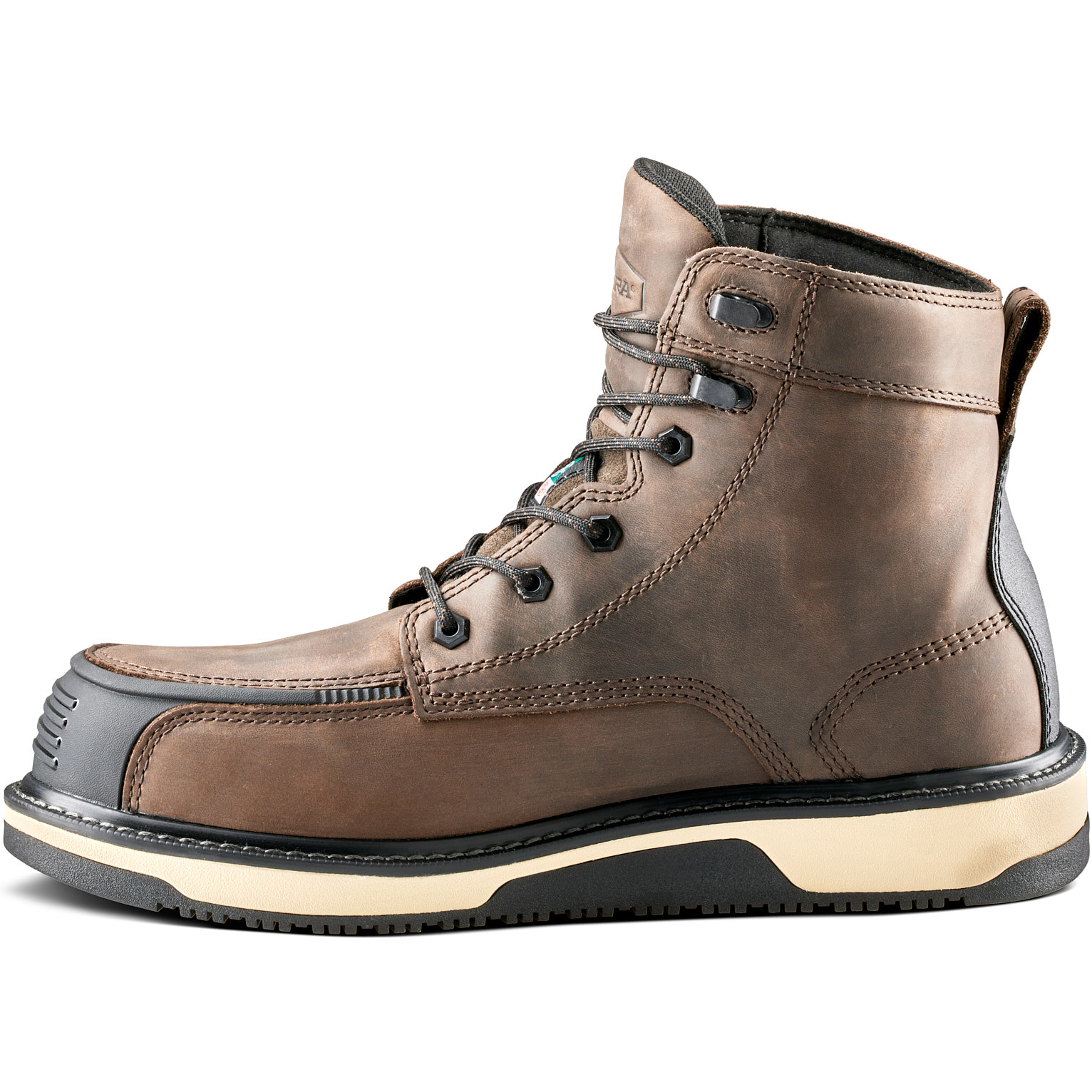 Terra Men's Ironstone 6" Composite Toe Waterproof Safety Work Boot- Brown- 839GDB - Overlook Boots
