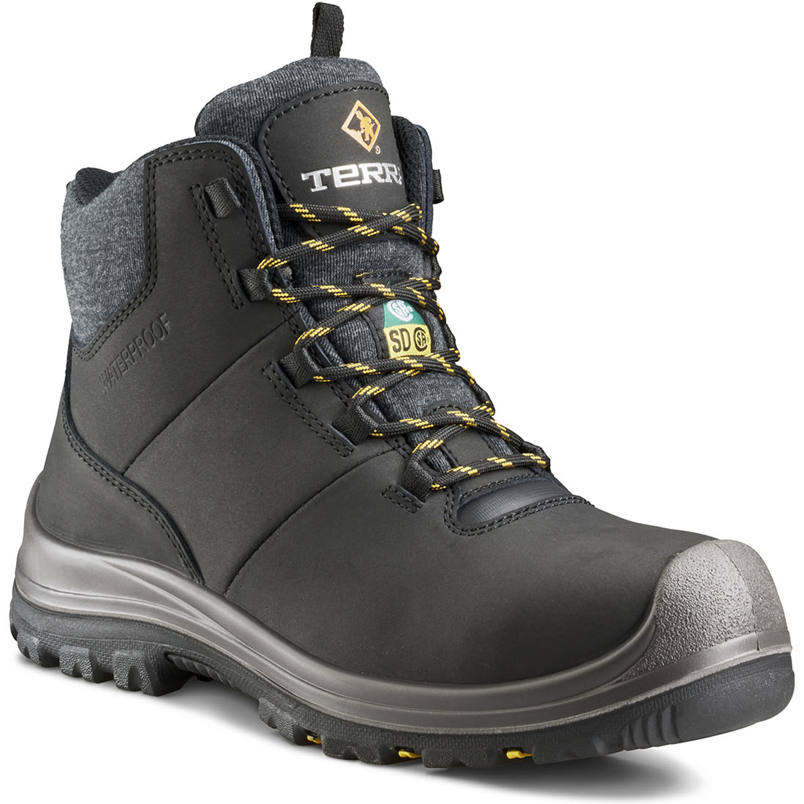 Terra Women's Findlay 6" Composite Toe Waterproof Composite Toe Work Boot- Black- 839LBK 5 / Medium / Black - Overlook Boots