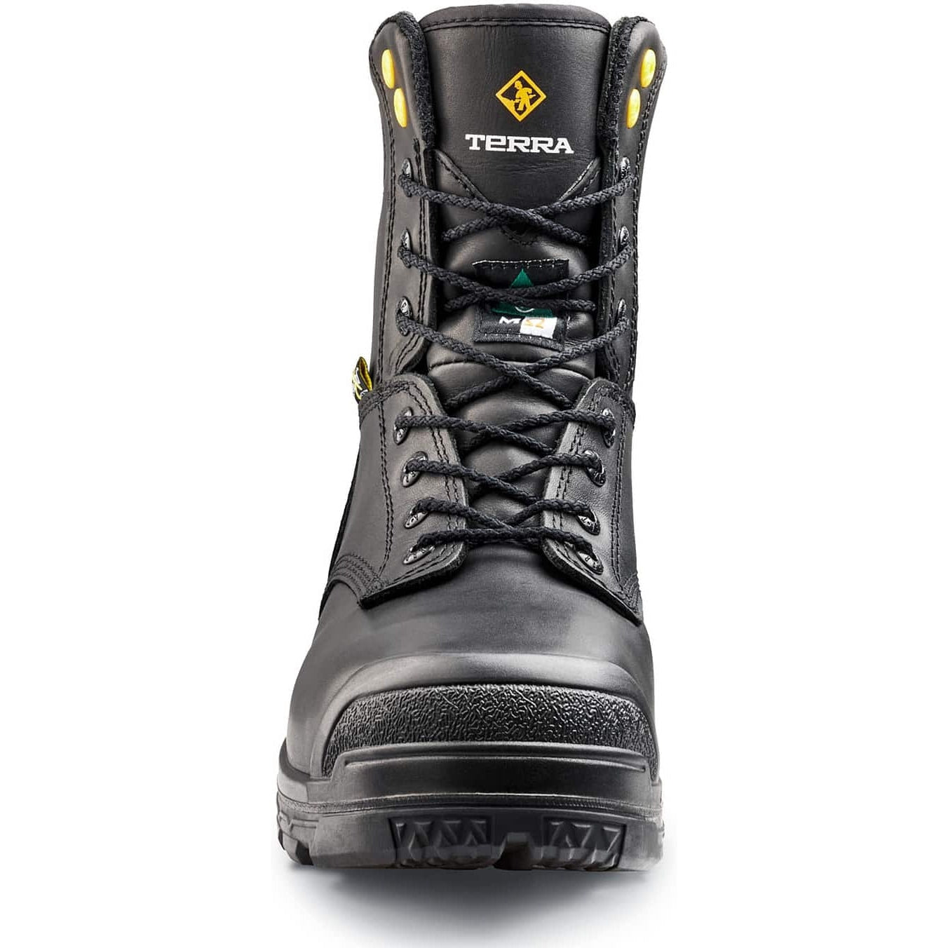 Terra Men's Paladin 8" Composite Toe Waterproof Met Guard Work Boot -Black- R2988B - Overlook Boots