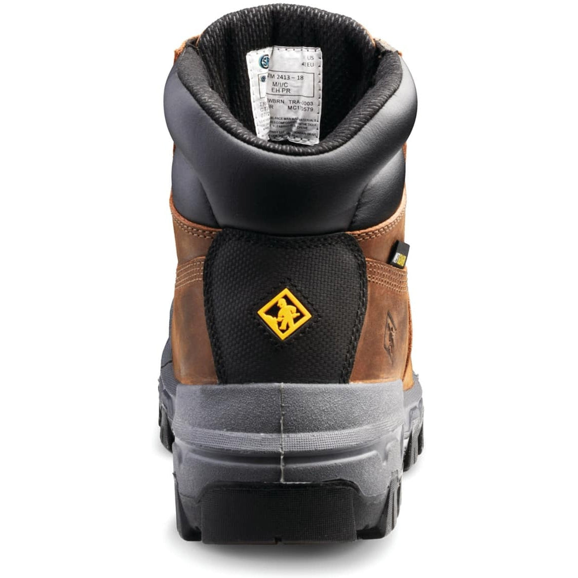 Terra Men's Sentry 2020 6" Composite Toe Waterproof Safety Work Boot -Brown- R4NWBN - Overlook Boots