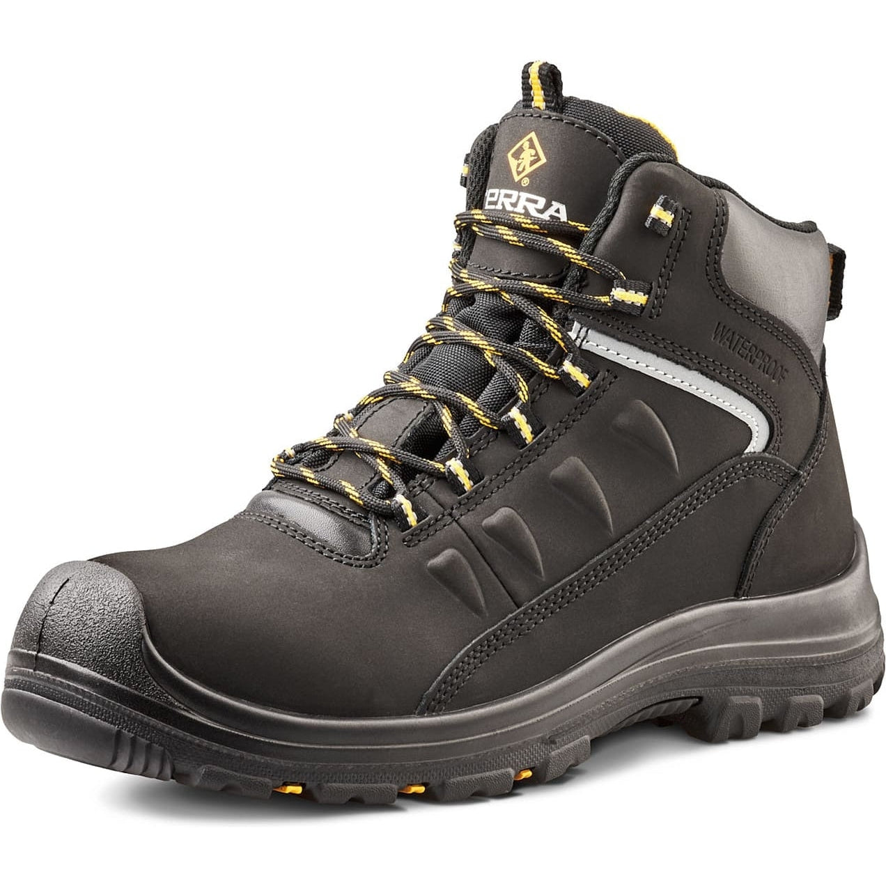 Terra Men's Findlay 6" Composite Toe Waterproof Safety Work Boot -Black- R5205B - Overlook Boots