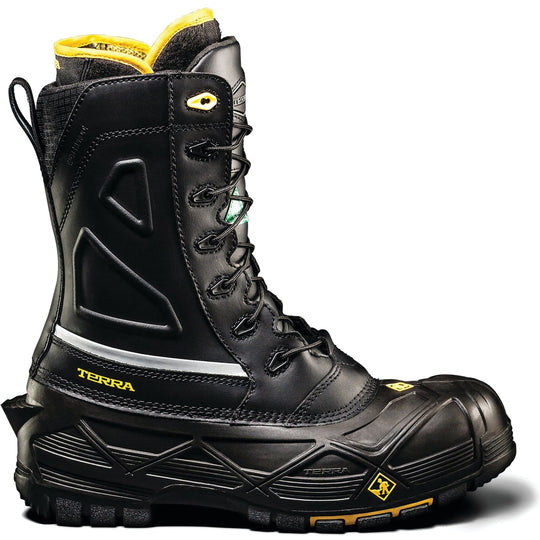 Terra Men's Crossbow Composite Toe Waterproof Winter Pac Safety Work Boot -Black- R5605B - Overlook Boots