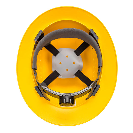 Portwest Expertline Safety Helmet - Yellow - PW52 - Overlook Boots