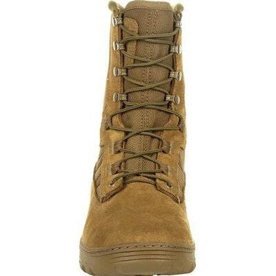 Rocky Men's Havoc Lightweight 8" Soft Toe Commercial Military Boot -Brown- RKC105 - Overlook Boots