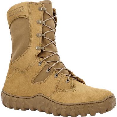 Rocky Men's S2V Predator Waterproof Military Work Boot -Brown- RKC127 - Overlook Boots