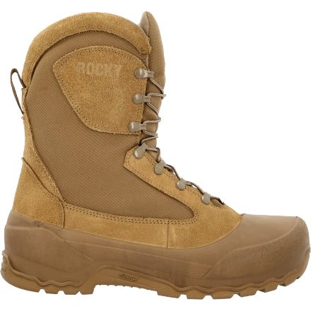 Rocky Men's B.R.T. Brooks Rangetactical 8" 1000G Ins. Military Boot - Brown - RKC153 8 / Coyote - Overlook Boots