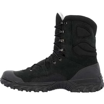 Rocky Men's Mountain Combat 8" Soft Toe Waterproof Military Boot - Black - RKC181 - Overlook Boots