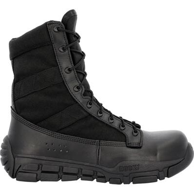 Rocky Men's C4T 8" WP Military Public Service Boot - Black - RKC182 - Overlook Boots