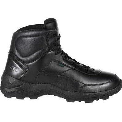 Rocky Men's Priority 5" Soft Toe Made in USA Duty Shoe- Black- RKD0043 - Overlook Boots