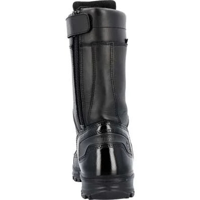 Rocky Men's Jump Pro 10" Soft Toe Waterproof Public Service Duty Boot - Black - RKD0121 - Overlook Boots