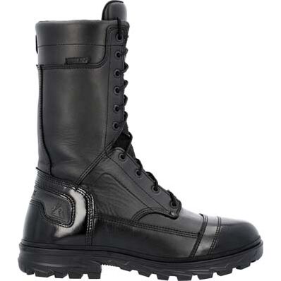 Rocky Men's Jump Pro 10" Soft Toe Waterproof Public Service Duty Boot - Black - RKD0121 - Overlook Boots