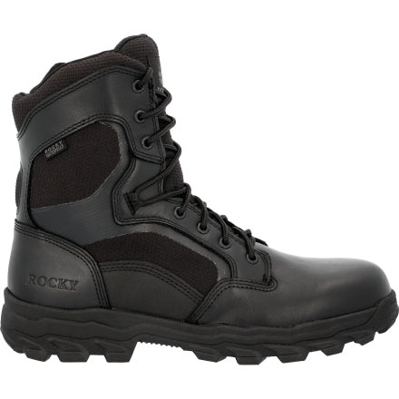 Rocky Alpha Force Lite Men's 8" Waterproof Duty Boot - Black - RKD0139 7 / Medium - Overlook Boots