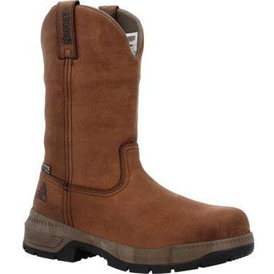 Rocky Men's Worksmart 11" Composite Toe Waterproof Work Boot -Horse- RKK0460 7 / Medium / Brown - Overlook Boots