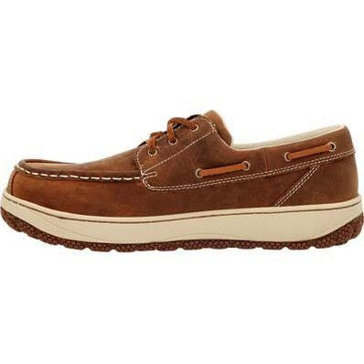 Rocky Men's Dry Strike Srx 3" Composite Toe Slip Resistant Work Shoe -Brown- RKK0465 - Overlook Boots