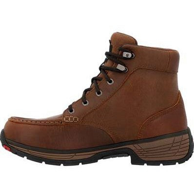 Rocky Men's Treadflex 6" Soft Toe Waterproof Work Boot -Crazy Horse- RKK0466 - Overlook Boots