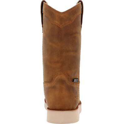 Rocky Men's Monocrepe Wedge 11" Soft Toe Waterproof Work Boot- Crazy Horse- RKK0473 - Overlook Boots