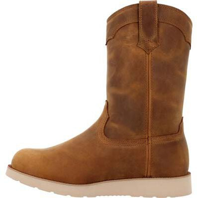 Rocky Men's Monocrepe Wedge 11" Composite Toe Waterproof Wellington Work Boot - RKK0474 - Overlook Boots