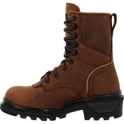 Rocky Men's Rams Horn 9" Composite Toe Waterproof Logger Work Boot - Horse- RKK0477 - Overlook Boots