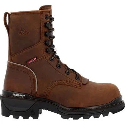 Rocky Men's Rams 9" Composite Toe Waterproof 800G Logger Work Boot -Horse- RKK0478 - Overlook Boots