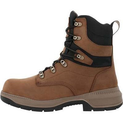 Rocky Men's Worksmart 8" Composite Toe Waterproof Slip Resistant Work Boot -Horse- RKK0482 - Overlook Boots