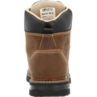 Rocky Men's Grindstone XTR BOA 6" Composite Toe Waterproof Work Boot - Horse - RKK0493 - Overlook Boots