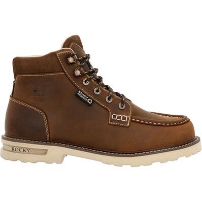 Rocky Men's Grindstone XTR 6" Soft Toe Waterproof Work Boot - Horse - RKK0495 - Overlook Boots
