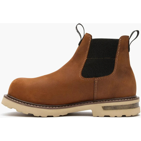 Rocky Women's Grindstone XTR 6” Waterproof Chelsea Work Boot- Brown- RKK0525 - Overlook Boots
