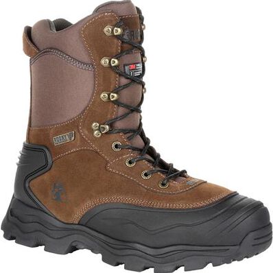 Rocky Men's Multi-Trax 8" Soft Toe Waterproof 800G Insulated Outdoor Boot- Brown- RKS0417 8 / Medium / Brown - Overlook Boots