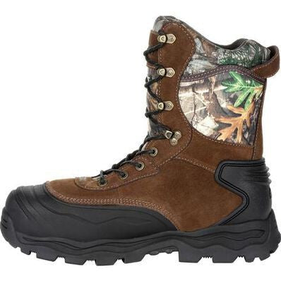 Rocky Men's Multi Trax 8" Soft Toe Waterproof 800G Insulated Outdoor Boot Realtree RKS0418 - Overlook Boots