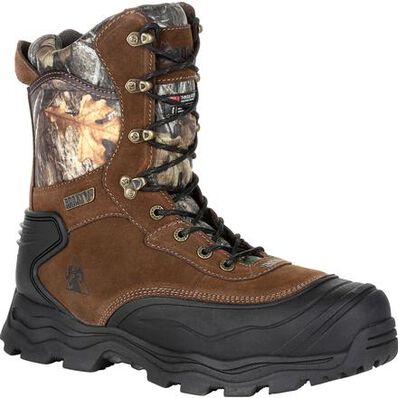 Rocky Men's Multi Trax 8" Soft Toe Waterproof 800G Insulated Outdoor Boot Realtree RKS0418 8 / Medium / Brown - Overlook Boots