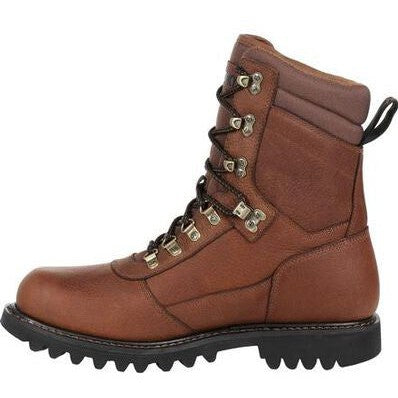 Rocky Men's Ranger 8" Soft Toe Waterproof 800G Insulated Outdoor Boot Brown - RKS0438 - Overlook Boots