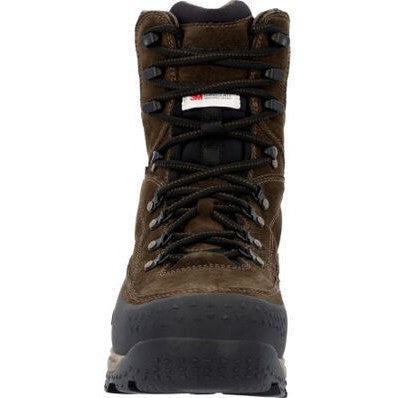 Rocky Men's Blizzard Stalker Soft Toe Waterproof 1400G Insulated Boot - Brown - RKS0590 - Overlook Boots