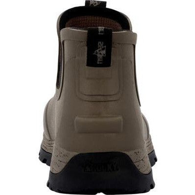 Rocky Men's Stryker Clay 5" Soft Toe Waterproof Pull On Rubber Boot -Clay- RKS0619 - Overlook Boots