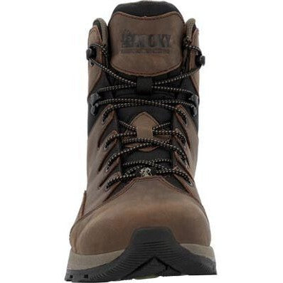 Rocky Men's Trophy 6" Soft Toe Waterproof Hiking Outdoor Boot -Brown- RKS0637 - Overlook Boots